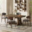 Chaise d'appoint rembourrée en bois massif-342170768
