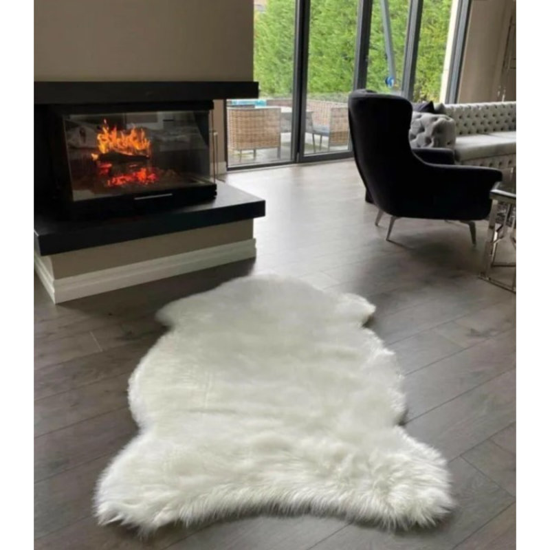 Tapis antibactérien 100% polyester lavable à la machine, 3,3 x 4,9 pi, épaisseur 0,2 po | Couleur blanc doux, 600 g / m² | Idéal pour la maison, le bureau et les chambres d'enfants | Durable et facile à nettoyer, parfait pour les endroits très passants