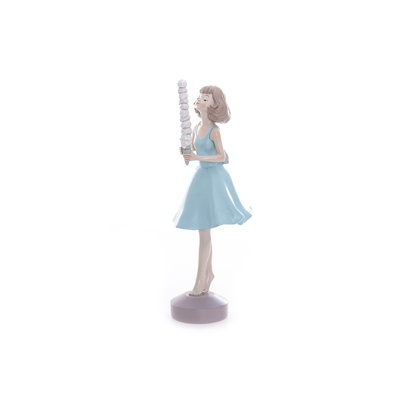 Resin Girl with Ice Cream Fenn Figurine