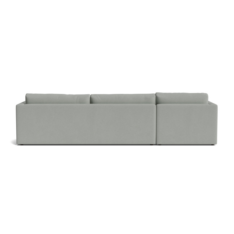 Haywood Left Chaise Sectional, Performance Boucle - Mineral Green