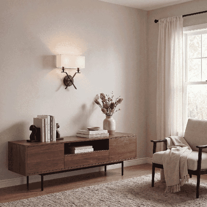 Levani Metal Wallchiere in Chrome/Polished Nickel, Chrome/Polished Nickel