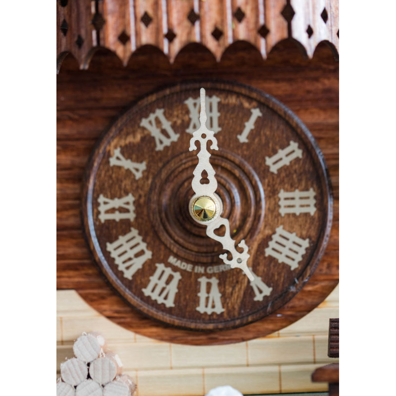 Solid + Manufactured Wood Cuckoo Wall Clock