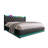 Modern Upholstered LED Platform Bed with 360° Surround Lighting | Button/App/Remote Control | Hydraulic Storage & USB-C Charging-1242803198-1242803193