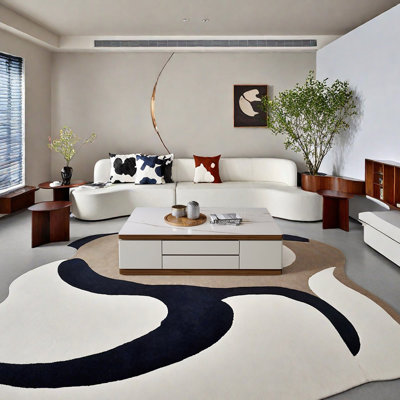 Sintered Stone Coffee Table with Full-Base Design
