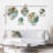 5 Golden Hour In Turquoise Waves I - Metal Wall Decor Set Round Metal