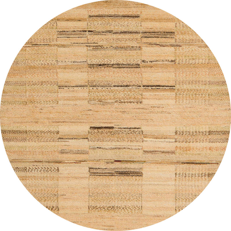 Abstract Indoor Rug, Round 8'