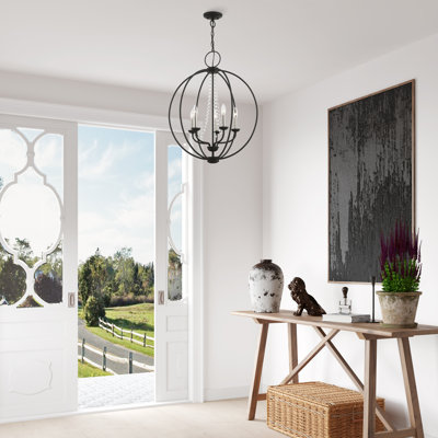 Ledjon 5 - Light Dimmable Globe Chandelier