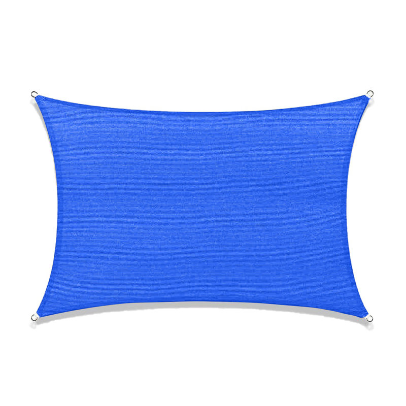 Toile d'ombrage rectangulaire ShadeS feuille, Bleu, 12 pi x 16 pi