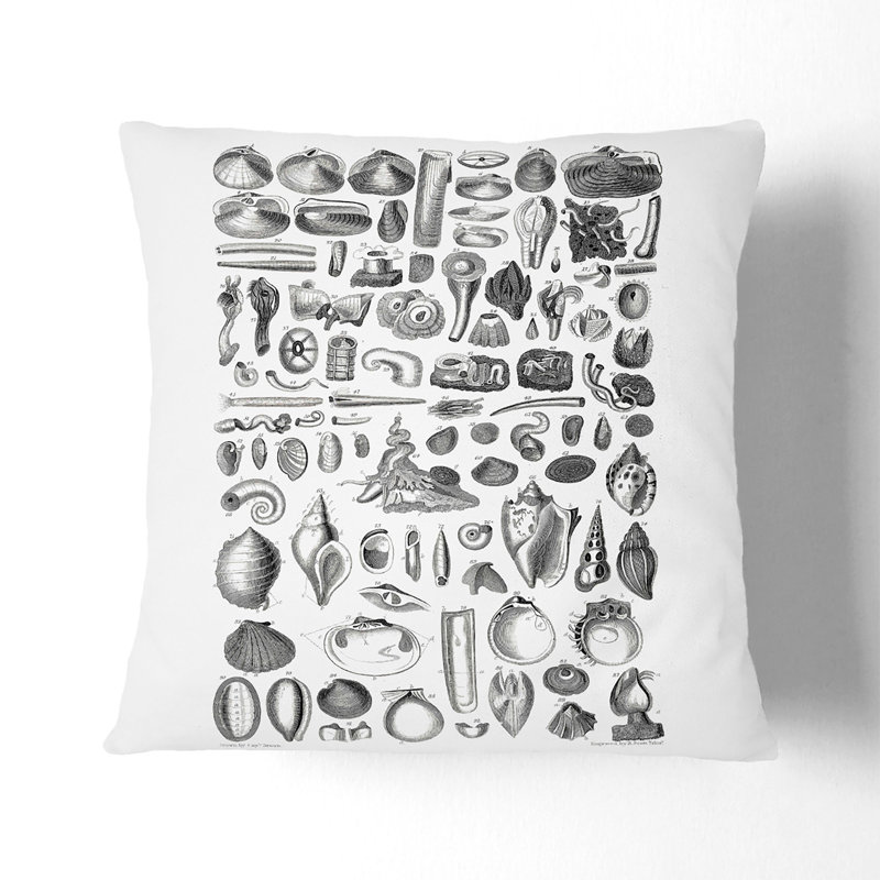 Square Throw Cushion, 40cm H x 40cm W x 15cm D, White