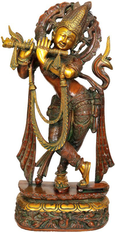 Religious & Spiritual Statue, Brown/Gold