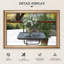 Table de balcon pliante Rislin