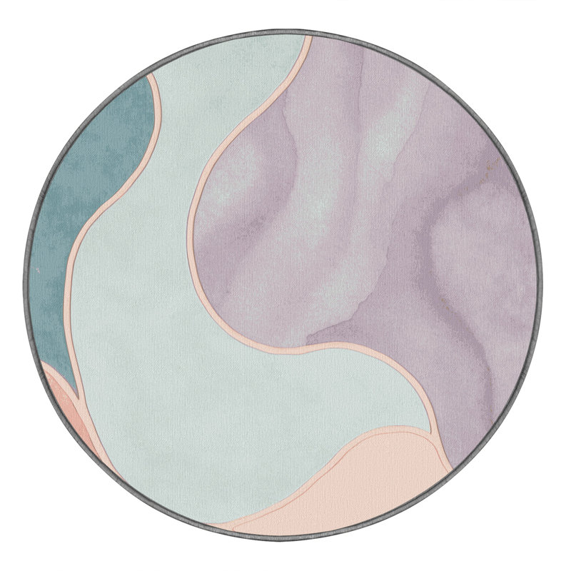 Gentle Crest Rug, Round 4'
