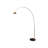 Eckehard 75.6'' Black Arched Floor Lamp-259637533