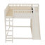 Lit mezzanine avec tête de lit tapissier, tablettes de rangement, échelle et glissade-1572846026-1572846069