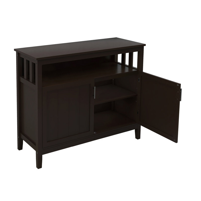 Reinbeck 39.96" Wide Server,Dining cabinet,Buffet table with  2 doors, Brown