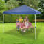  Auvent escamotable standard en tissu de remplacement standard 10 pi x 10 pi - Bleu-63342433-87377828