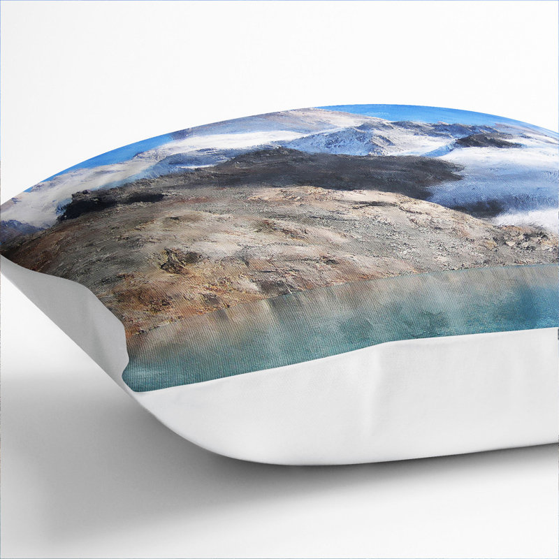 Square Cushion, 40cm H x 40cm W x 15cm D, White