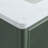 36" Freestanding Bathroom Vanity, Carrara Marble Top, Soft-Close Drawers, Fully Assembled, Gray/White/Green Finish-114194425-115161345