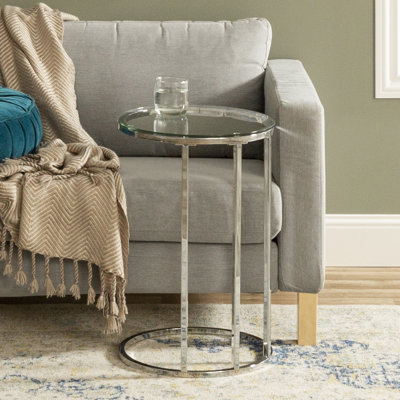 Table de bout en verre Sanath