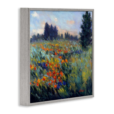 Stupell Industries, paysage de prairie fleurie, estampe numérique par Alexi Fine