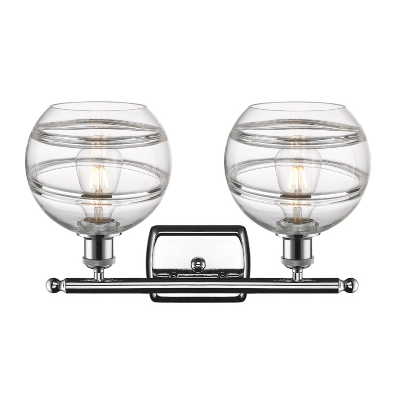 Bienes 2 - Light Dimmable Vanity Light, Clear, Polished Chrome