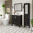 Minnich 30"W x 22"D Bathroom Vanity with White Carrara Countertop and Undermount Porcelain Sink-2037305528-2037305532