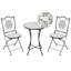 Bistro Set COLLIO Metal Black
