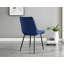 Venedocia Round Wood Effect Dining Table & 4 Luxury Velvet Dining Chairs-1269027363