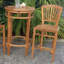 Bauman Outdoor Teak Bar Stool