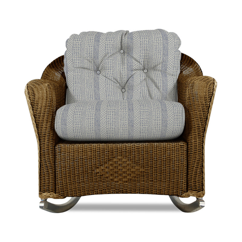 Reflections Outdoor Rocker Chair, Demo Stone, Bark