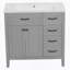 Ensemble de meuble-lavabo avec tiroirs-214043642