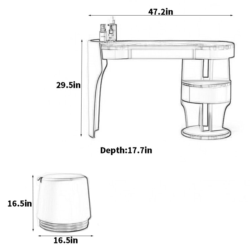 Commode haut de gamme pour chambre principale