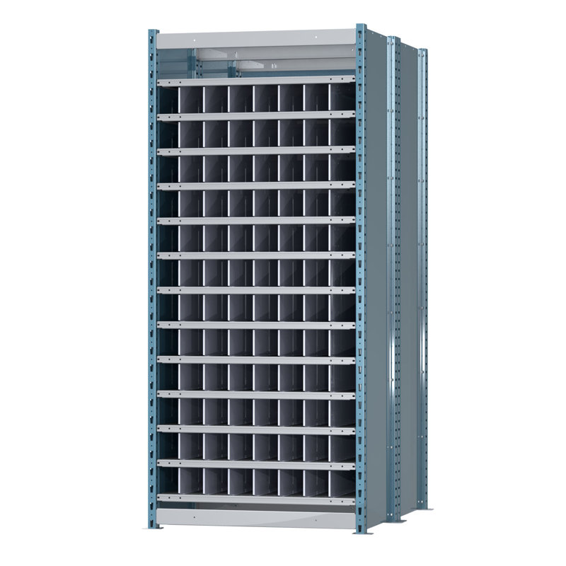 Étagère à tablettes treize-bin deep, L 36 po x P 48 po x H 87 po