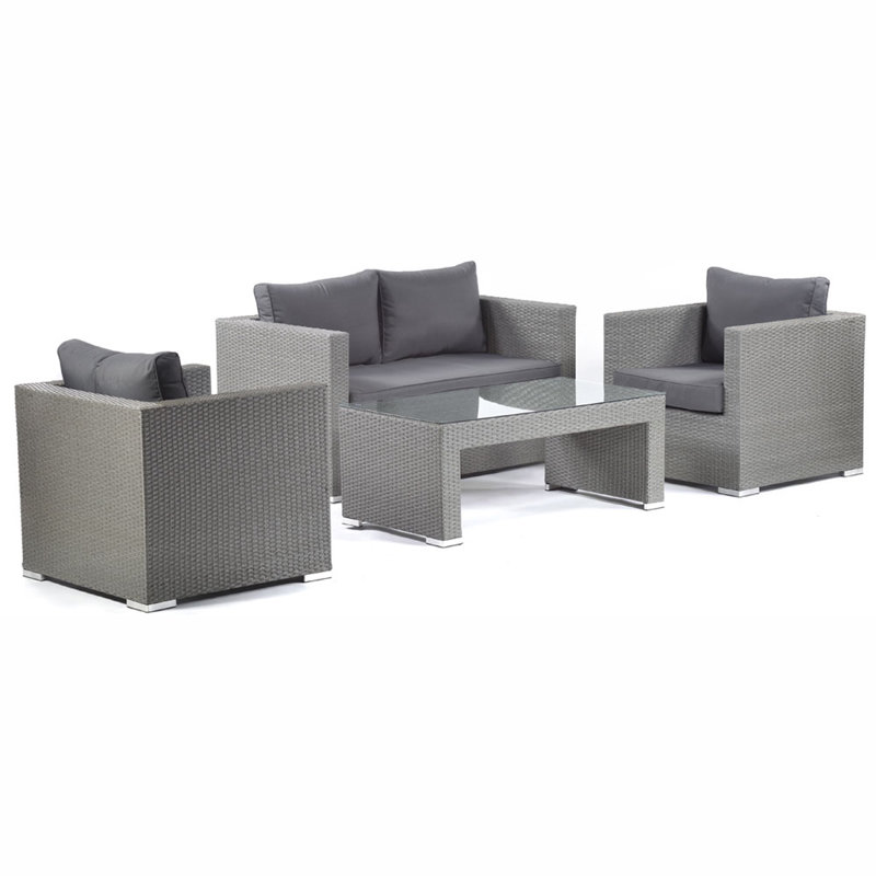 Ashong 4 Seater Rattan Sofa Set