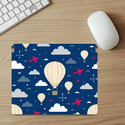 Tapis de souris 11,81 po x 27,56 po Night Sky Air Diatom Mud Mouse