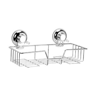 Reusable No Drilling Suction Cup Hanging Shower Storage Caddy, 8kg  Removable Shower Shelf, Plastic Wall Mounted Caddy Basket For Bathroom/toilet/kitch