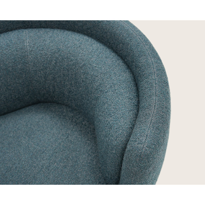 Cuddle Couch, Blue Linen/Acrylic/Wool