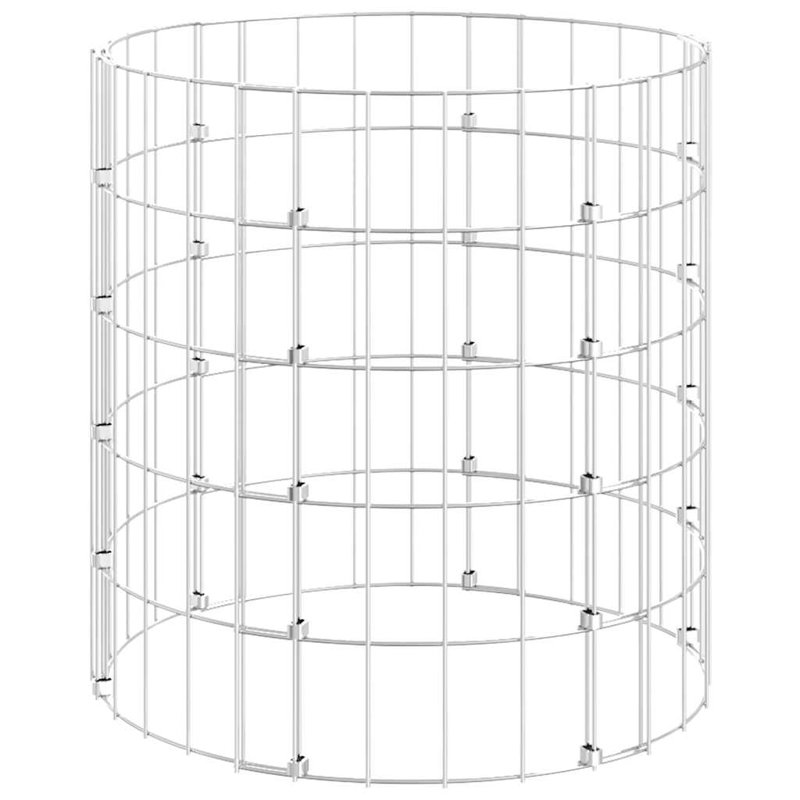 Piquet de clôture robuste en acier galvanisé WALPLUS 50 x 50 cm