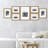 Letona Wood Beaded Picture Frame - Set of 7 with Mat-2130294552