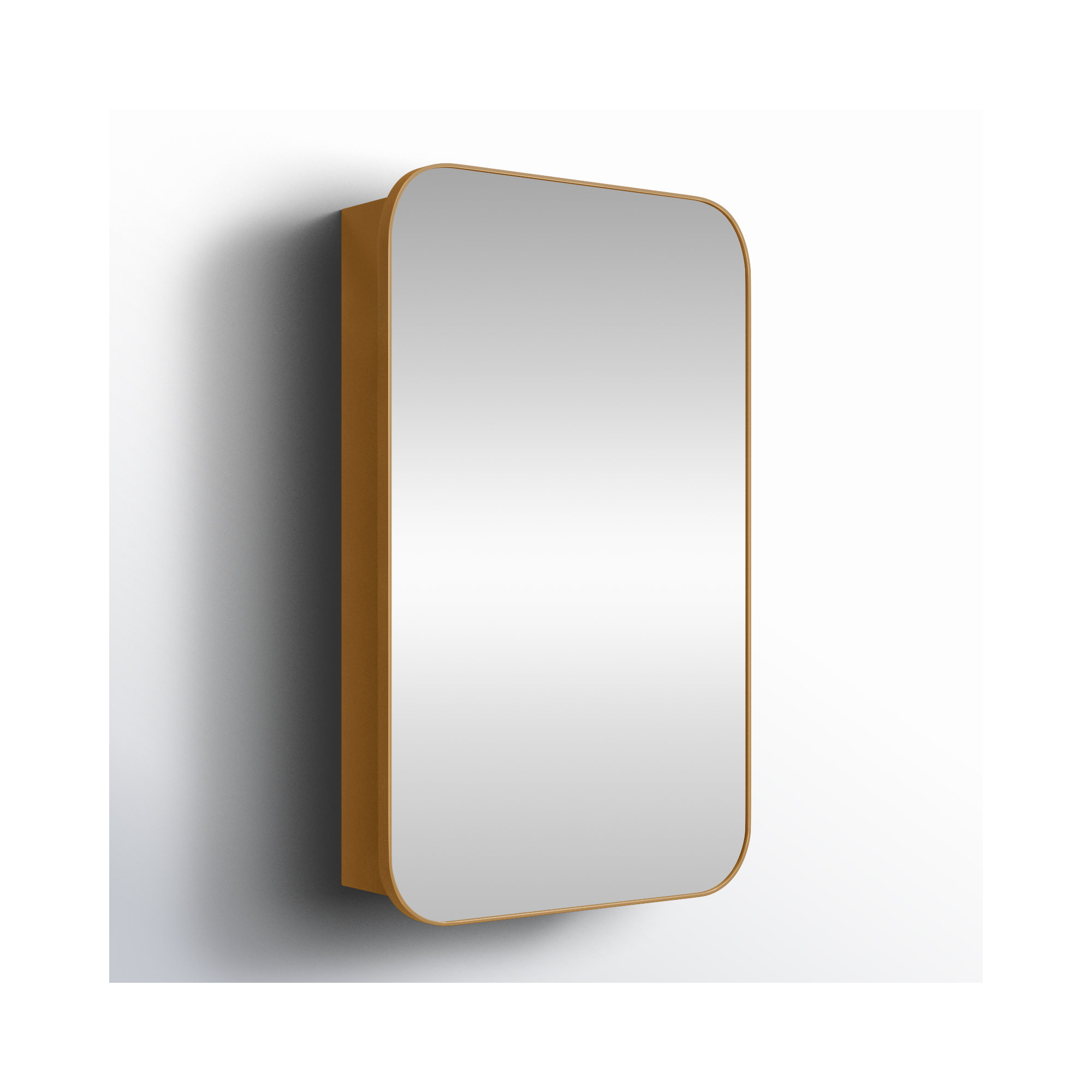 Eaton Medicine Cabinet, Recess Mount, Gold
