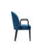 Fauteuil sophistiqué rembourré en bois classique