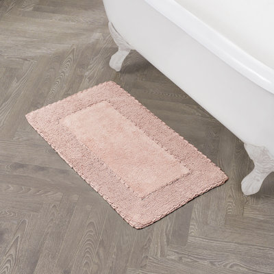 Laura Ashley Ruffle 100% Cotton Bath Rugs