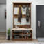Shoe Storage Hall Tree with Lakay-923334589