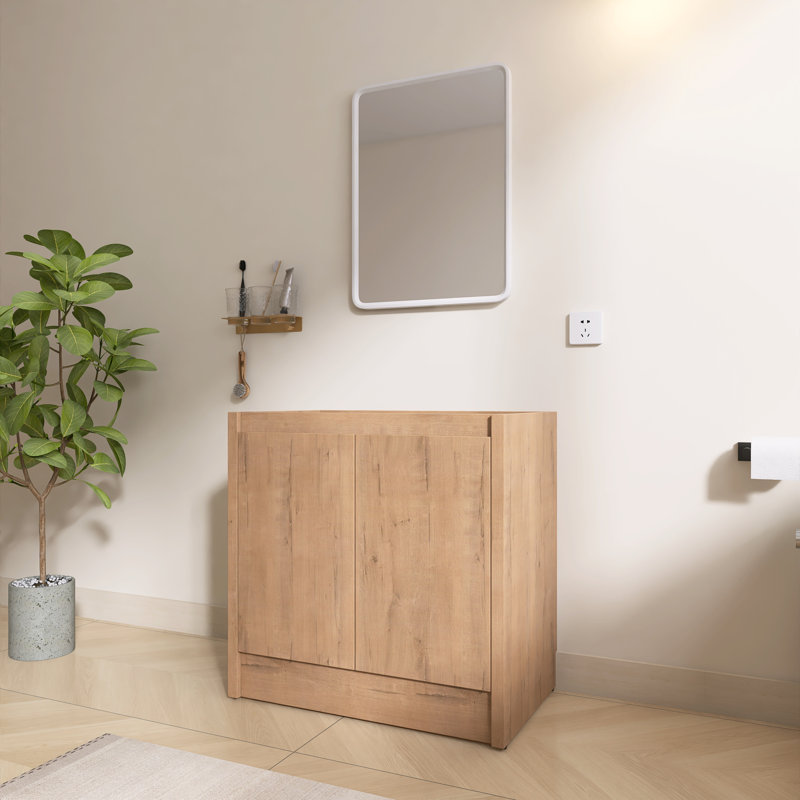 30" Single Freestanding Bathroom Vanity Base Only