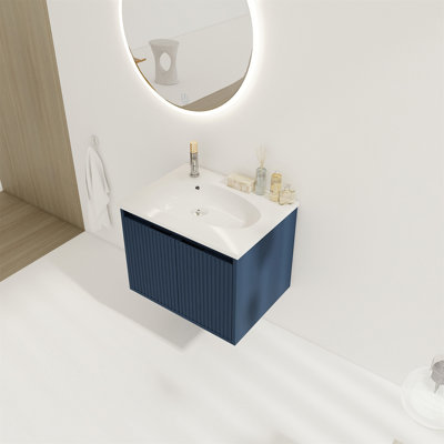 Froylan 24 W x 182 D x 182 H WallMounted Single Bathroom Vanity