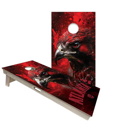 Atlanta 2x4 Cornhole Board Set | Includes (2) Boards (8) Bags & Optional Accessories