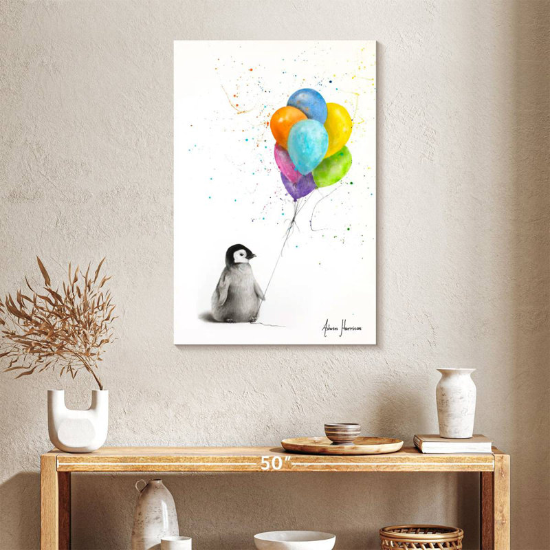 Brampt Positive Penguin, 36" H x 24" W