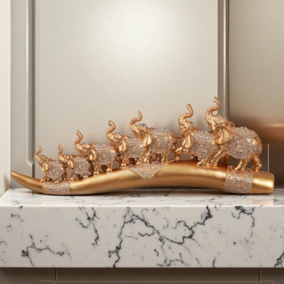 Creative Elephant Statue Decor,