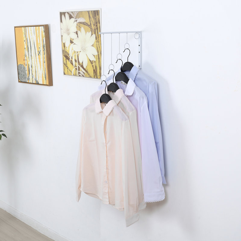 29cm W Garment Rack, White