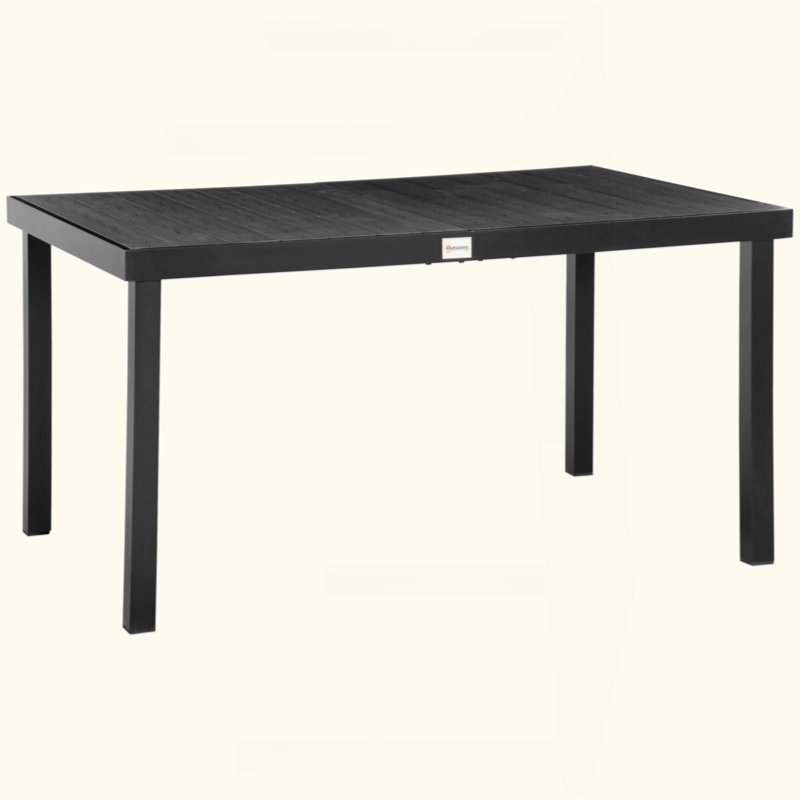 Table repas, Noir, H 29,25 po x L 74,75 po x l 35,5 po